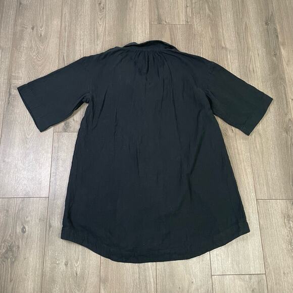 Madewell Lightspun Cover Up 3/4 Sleeve Mini Shirt Dress US Women's M New - Picture 5 of 8